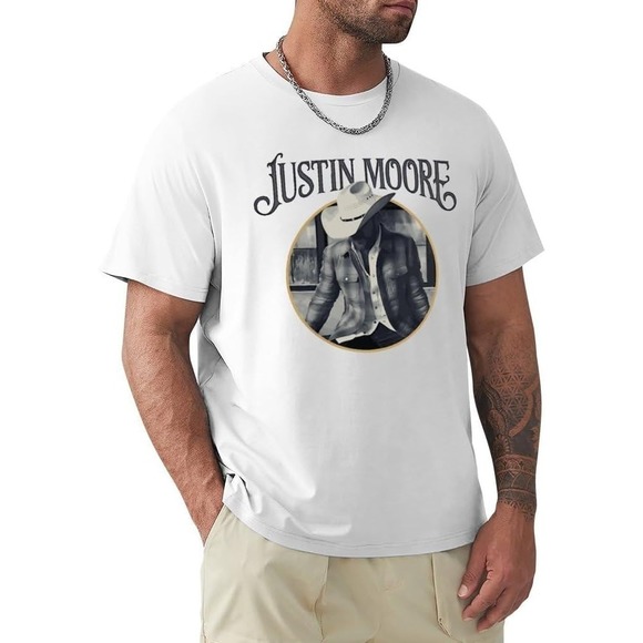 Pawmama Other - Justin Music Moore Unisex T-shirt Gift For Fan